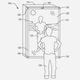 A diagram of Amazon’s patented smartmirror.